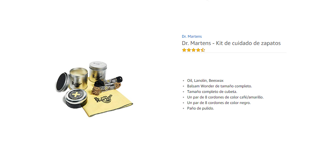 Dr Martens Shoe Care Kit Black OS