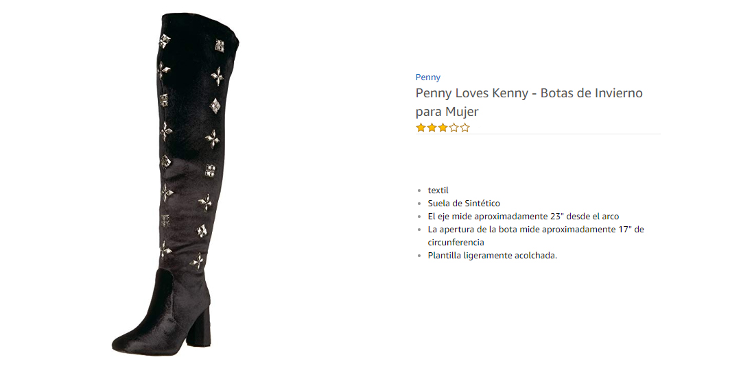 Penny Loves Kenny  Botas de Invierno para Mujer Negro