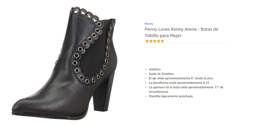 Penny Loves Kenny Arena  Botas de Tobillo para Mujer Negro