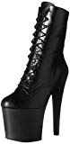 Pleaser XTM1020/BPU/M  Botas para Mujer Negro Black Faux Leather/Black Matte