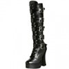 Pleaser Electra 2042  Botas para Mujer Negro 